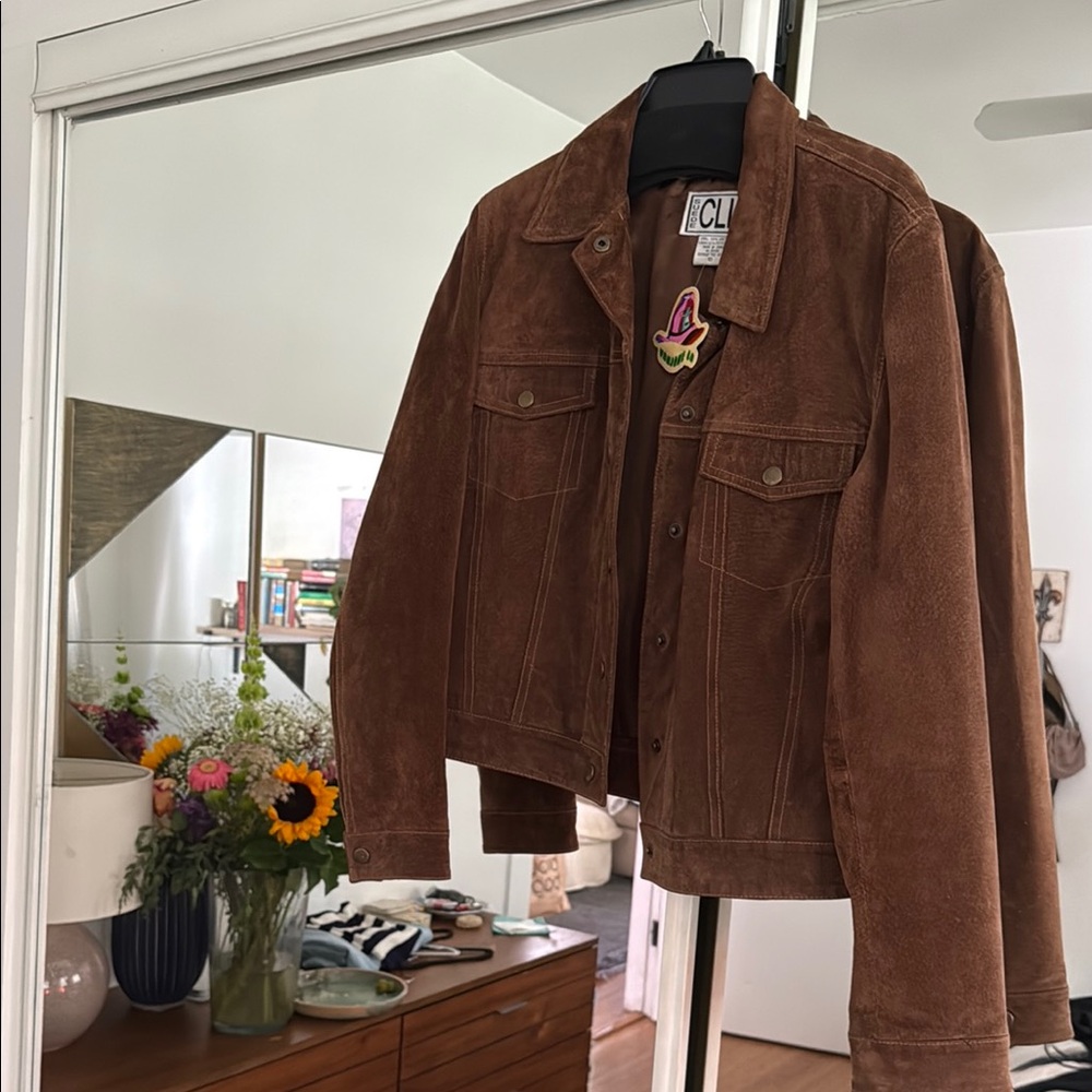 Clio Tan Suede Jacket